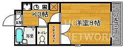 間取図画像 1K