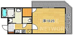 ペルージュ・油小路 1Kの間取図画像