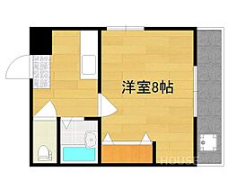 メゾン・ド・神楽丘 1Kの間取図画像