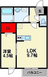 間取図画像 1LDK