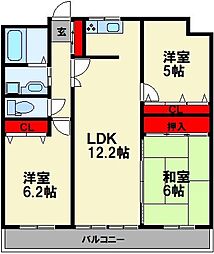グリーンビュー立岩II 5階