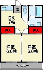 物件の間取り