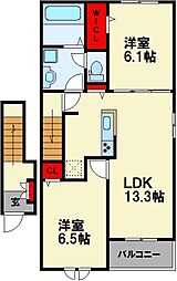 ルナハイム すいせん 2階/-