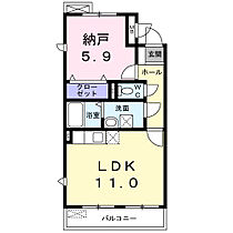 アミティエII 205 ｜ 大阪府富田林市寿町3丁目1-15（賃貸アパート1LDK・2階・42.86㎡） その2