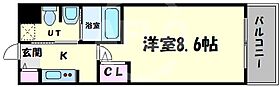 大阪府東大阪市長栄寺（賃貸マンション1K・1階・26.87㎡） その2