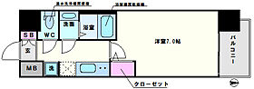 プラディオ新深江  ｜ 大阪府大阪市東成区神路4丁目（賃貸マンション1K・6階・22.91㎡） その2