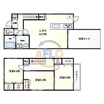 足代南戸建貸家D  ｜ 大阪府東大阪市足代南1丁目（賃貸アパート3LDK・1階・79.01㎡） その2