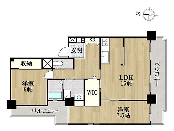 間取りを拡大表示