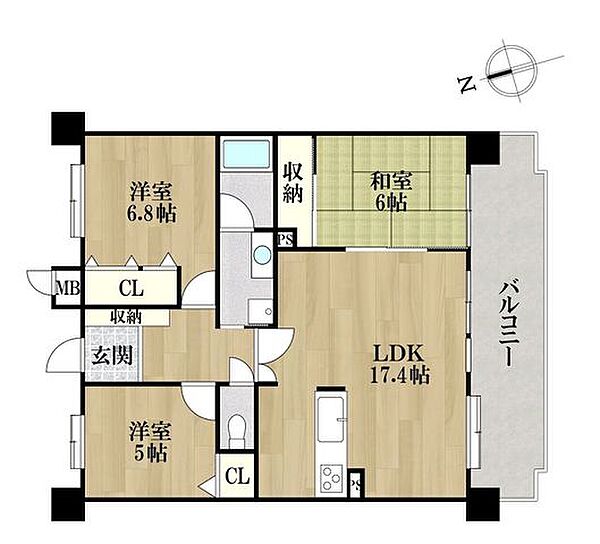 間取りを拡大表示