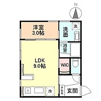 INTEGRAL　Providence 205 ｜ 富山県富山市長附213-1（賃貸アパート1LDK・2階・31.12㎡） その2