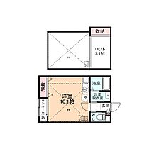 Smart　　Square　B棟 203 ｜ 富山県富山市町村２丁目357（賃貸アパート1R・2階・25.73㎡） その2