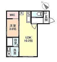 Trefle 202 ｜ 富山県富山市婦中町速星513-4（賃貸アパート1LDK・2階・34.52㎡） その2