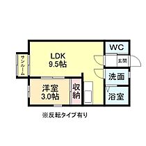 Provence B101 ｜ 富山県富山市向新庄1389-1（賃貸アパート1LDK・1階・31.70㎡） その2