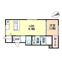 Almo 101 ｜ 富山県富山市窪本町14番48号（賃貸アパート1LDK・1階・32.01㎡） その2