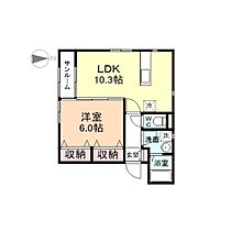 アミィーユ 201 ｜ 富山県富山市大島２丁目73（賃貸アパート1LDK・2階・42.05㎡） その2