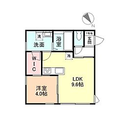 CHILL 1LDKの間取図画像