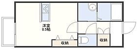 ＩＫＤ　Ｄ  ｜ 長崎県長崎市古賀町（賃貸アパート1R・2階・24.54㎡） その2