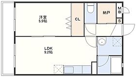 アルディア田崎壱番館  ｜ 長崎県大村市久原２丁目（賃貸マンション1LDK・1階・40.32㎡） その2