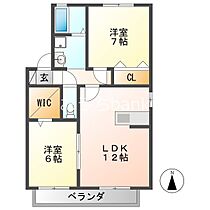 ウエストアベニュー A  ｜ 岐阜県岐阜市早田本町４丁目（賃貸アパート2LDK・2階・59.00㎡） その2