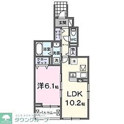 間取図画像 1LDK
