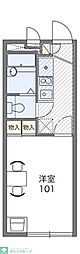 レオパレスエスポワール 1Kの間取図画像