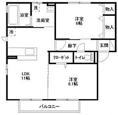 物件の間取り
