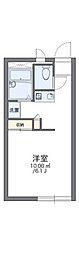 プエルタ・デル・ソル 1Kの間取図画像