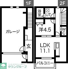 物件の間取り