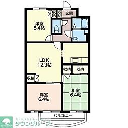 アルシオネ 3LDKの間取図画像