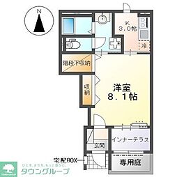 Sonas 1Kの間取図画像