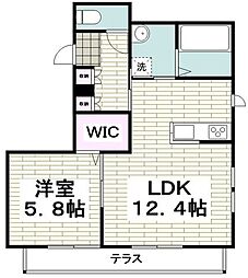 GloirePremier 1LDKの間取図画像