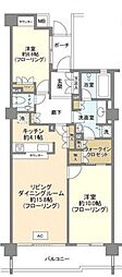 グランドメゾン鵠沼橘 2LDKの間取図画像