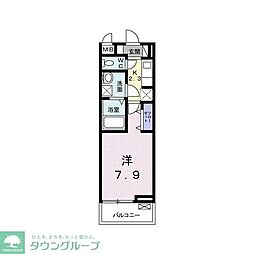 Mailey 1Kの間取図画像