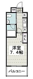 スタイルビー 1Kの間取図画像
