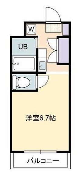 ハムレットコミューンE 404｜広島県東広島市西条町郷曽(賃貸アパート1K・4階・21.87㎡)の写真 その2