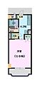 クマオマンション4階4.3万円