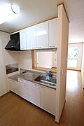 2口コンロの置けるキッチン