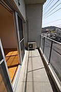 とっても陽当たりのよいベランダ