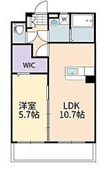ivy 1LDKの間取図画像