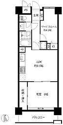 荻窪三丁目シティハウス 1SLDKの間取図画像