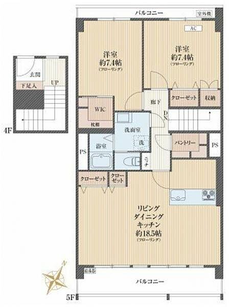 間取りを拡大表示