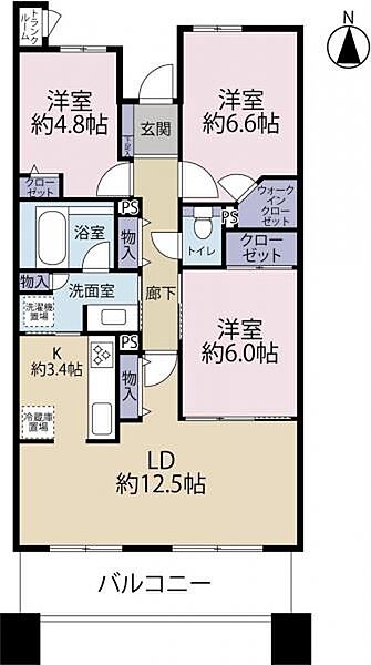 間取りを拡大表示