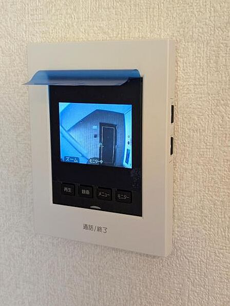 来訪者を確認できるTVモニター付インターホン
