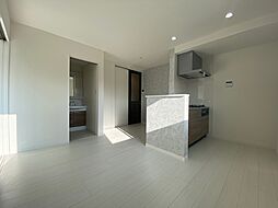 広島電鉄2系統 福島町駅 徒歩5分の賃貸アパート 1階1LDKのリビング/ダイニング