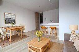 広島電鉄8系統 舟入南駅 徒歩17分の賃貸マンション 1階1LDKのリビング/ダイニング