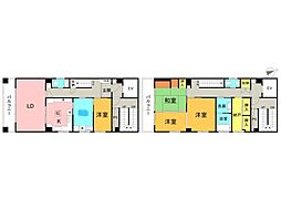 最上ビル 4LDKの間取図画像