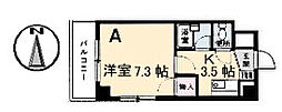ファミーユ倉田 1Kの間取図画像