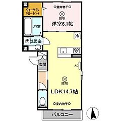 物件の間取り