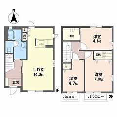 物件の間取り