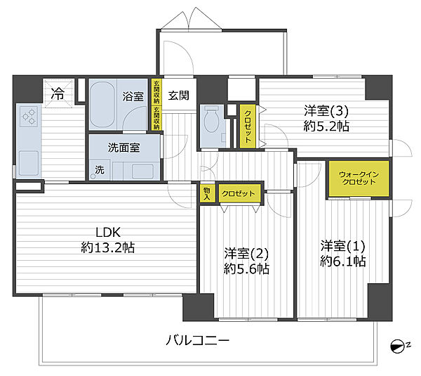 間取りを拡大表示